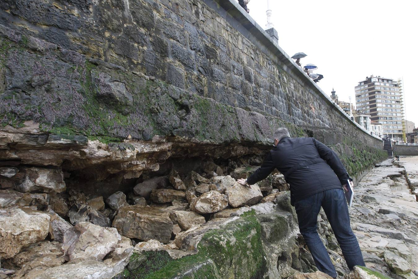 El azote del temporal en Asturias