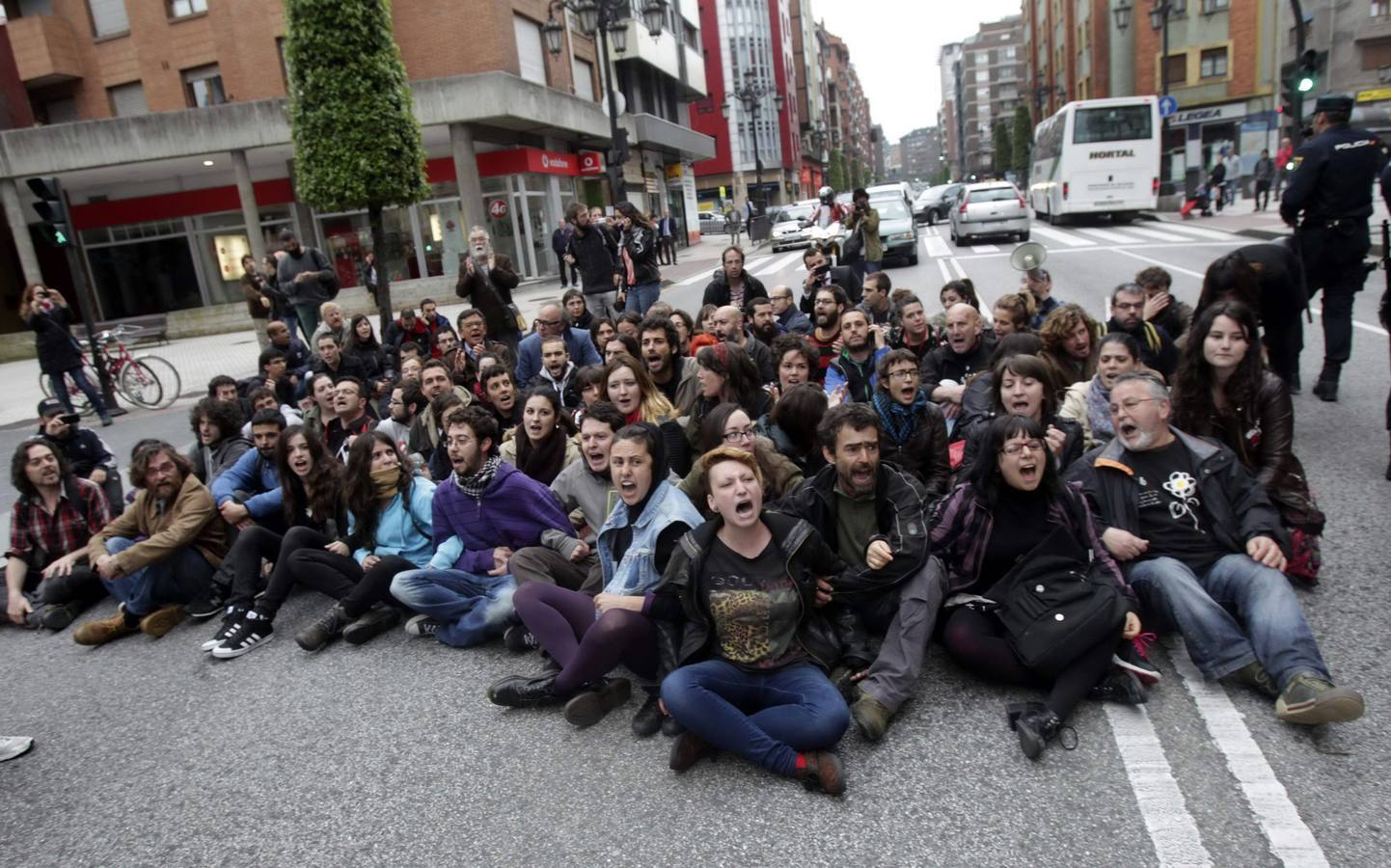 Las impactantes imágenes del desalojo de La Madreña