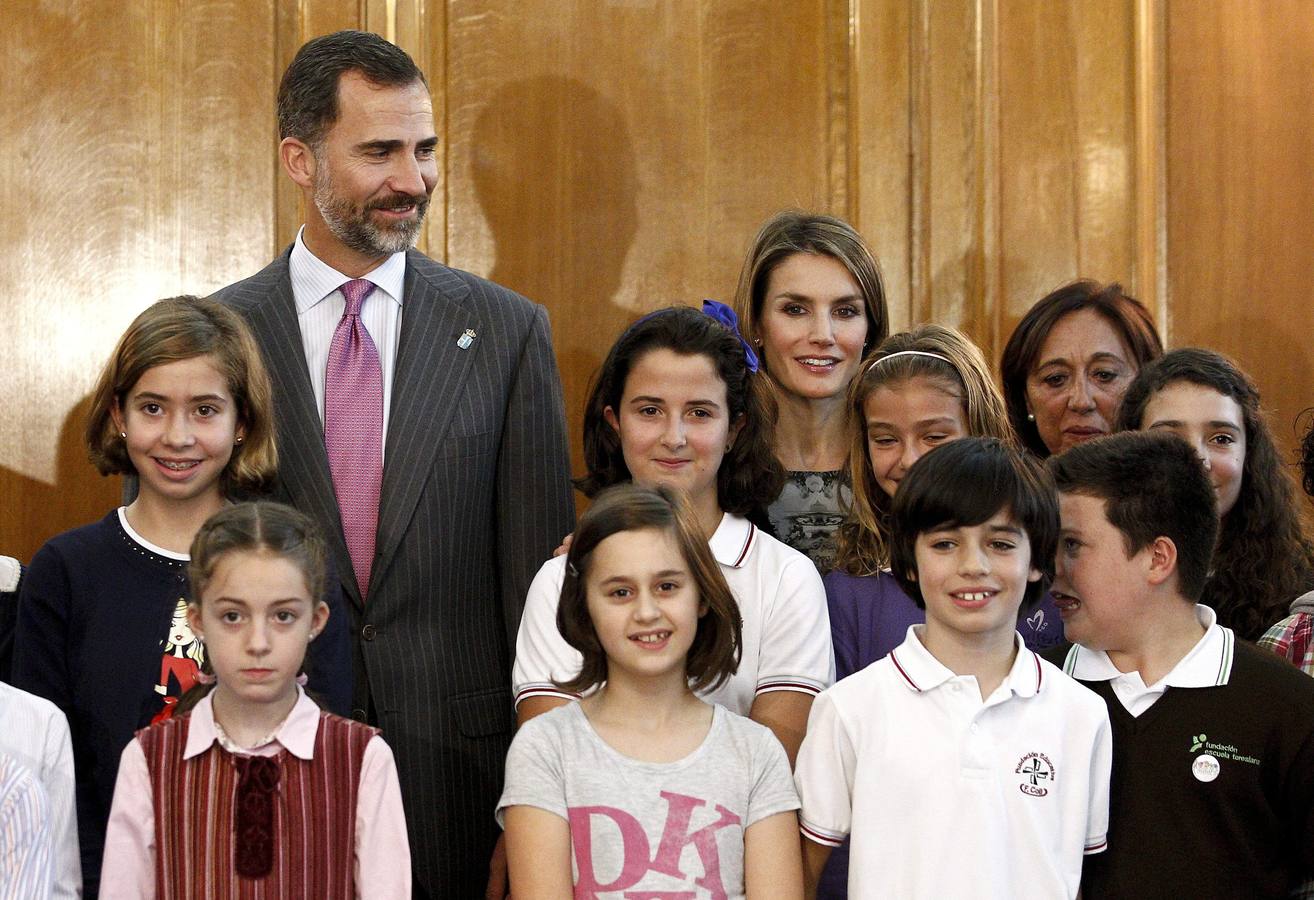 Don Felipe y Doña Letizia en Asturias