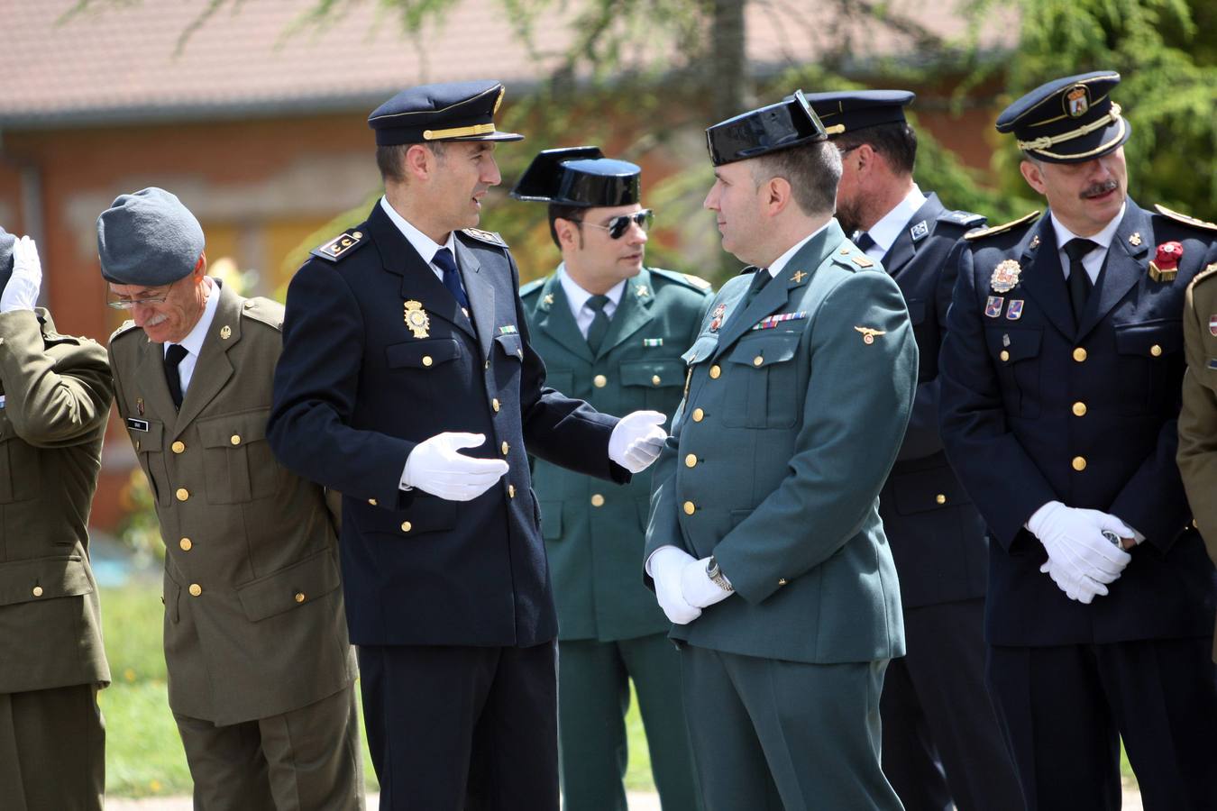 Parada militar en Cabo Noval