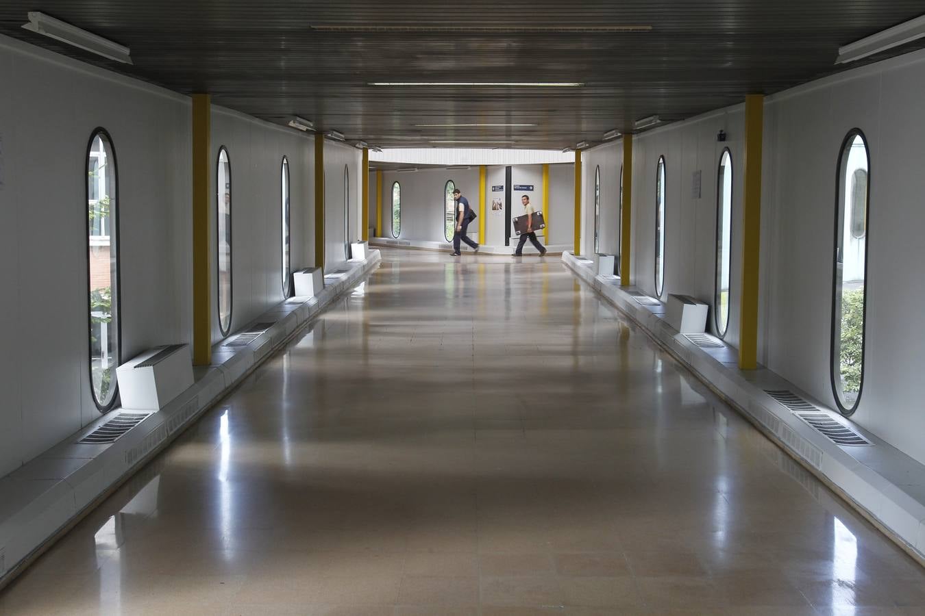 Un recorrido por el viejo HUCA vacío