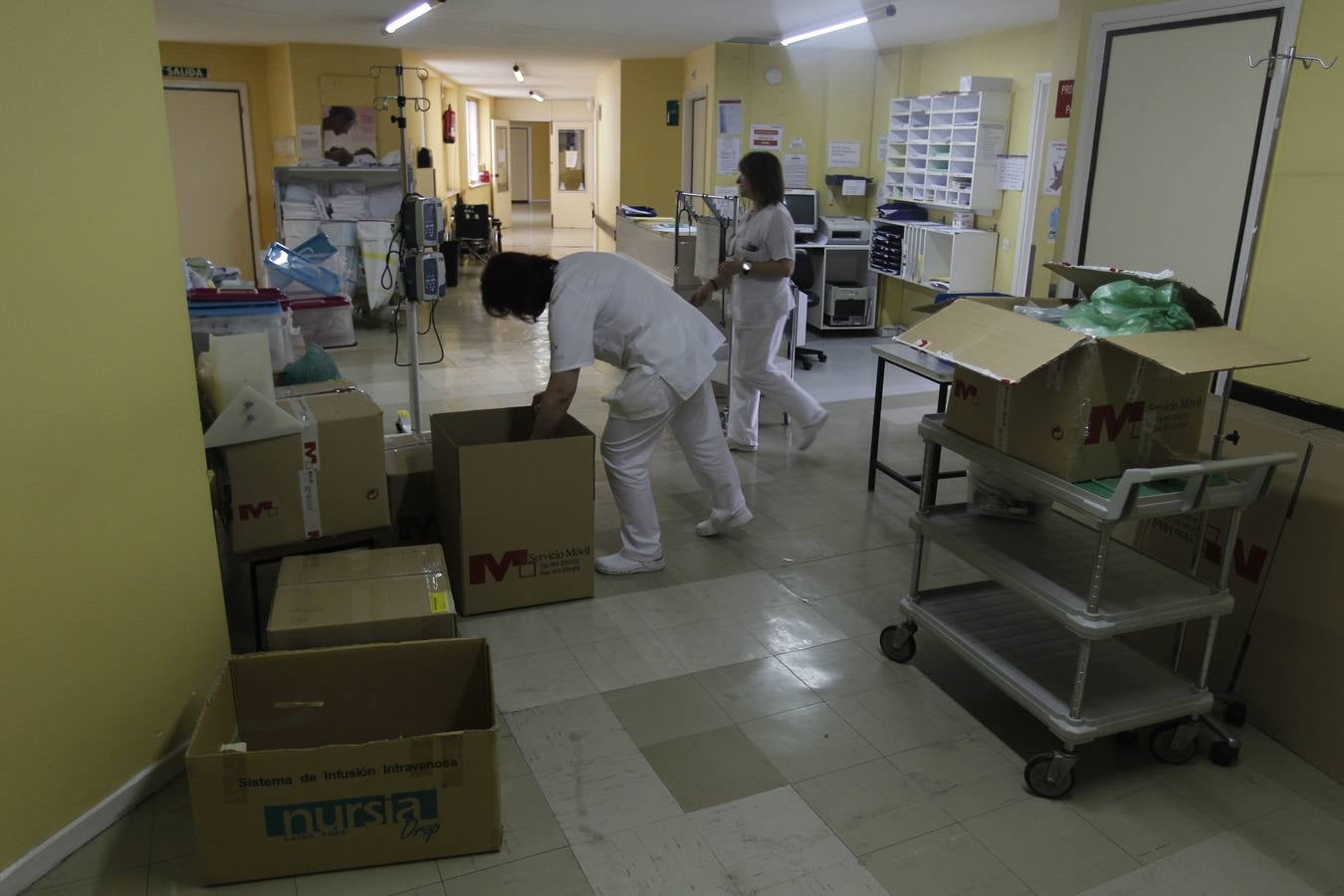 Un recorrido por el viejo HUCA vacío