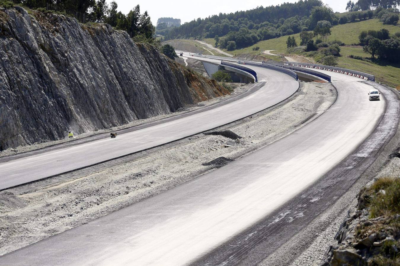 Estado de las obras de la autovía del Cantábrico