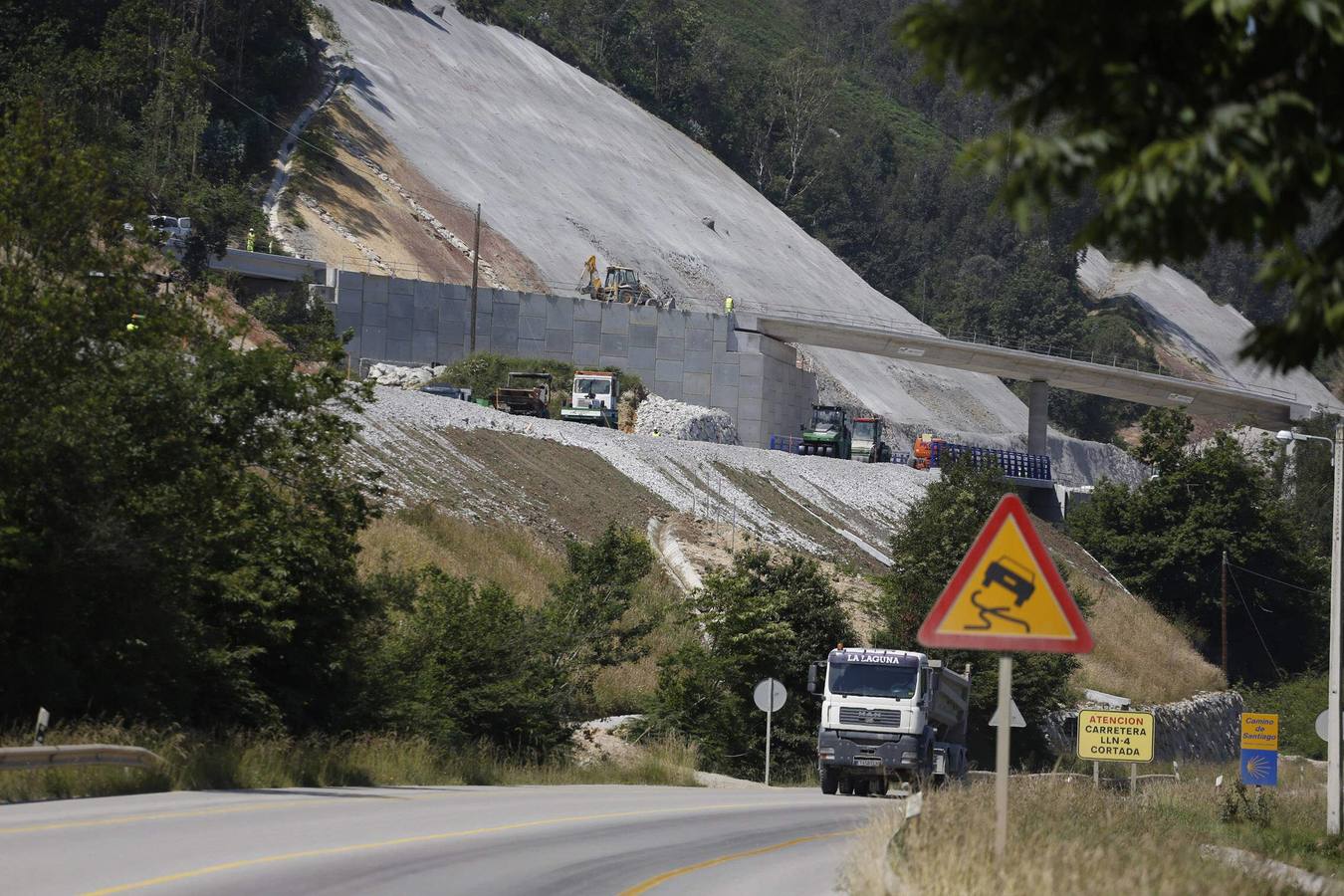 Estado de las obras de la autovía del Cantábrico