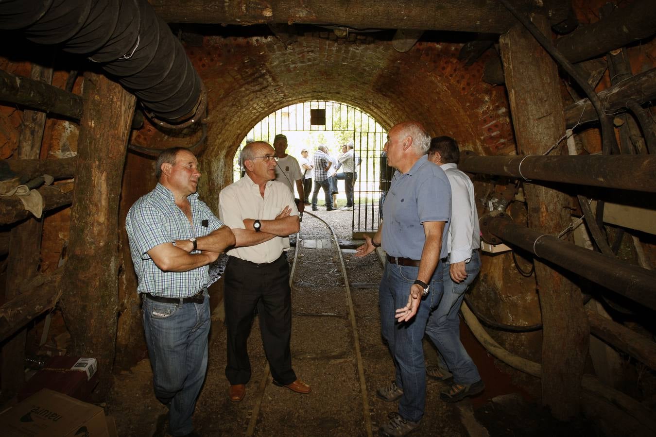 Inauguración del socavón de La Rebaldana en Turón