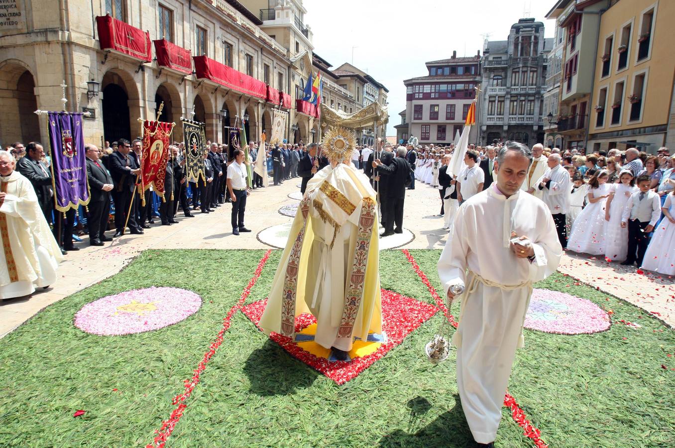 Procesión del Corpus Christi en Oviedo