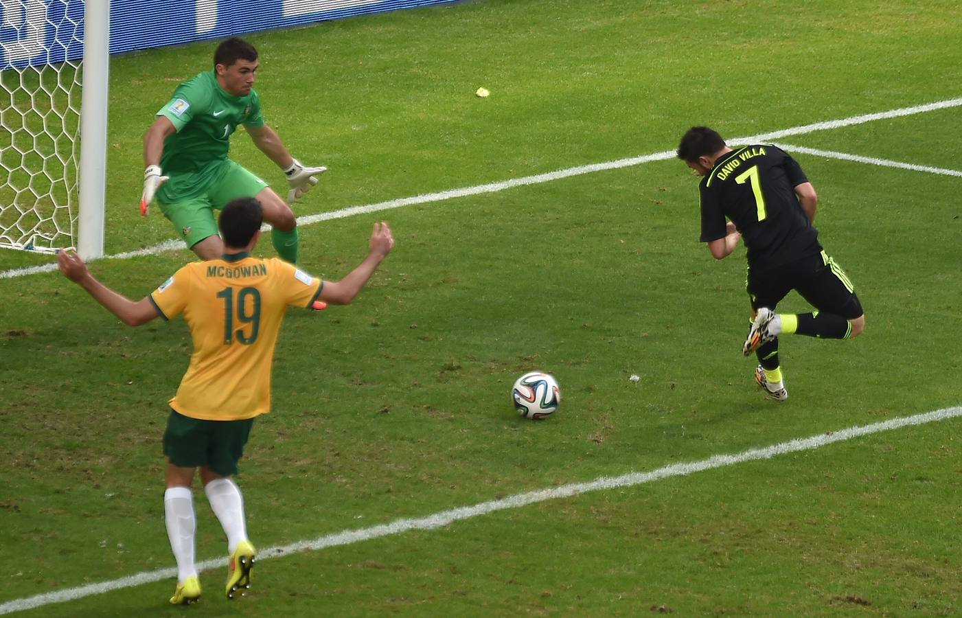 El último partido de los asturianos Villa, Mata y Cazorla en el Mundial de Brasil