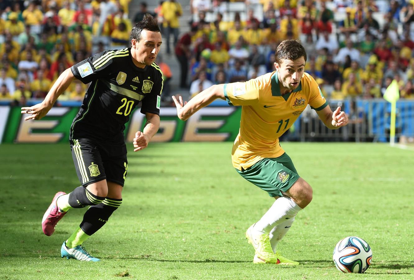 El último partido de los asturianos Villa, Mata y Cazorla en el Mundial de Brasil