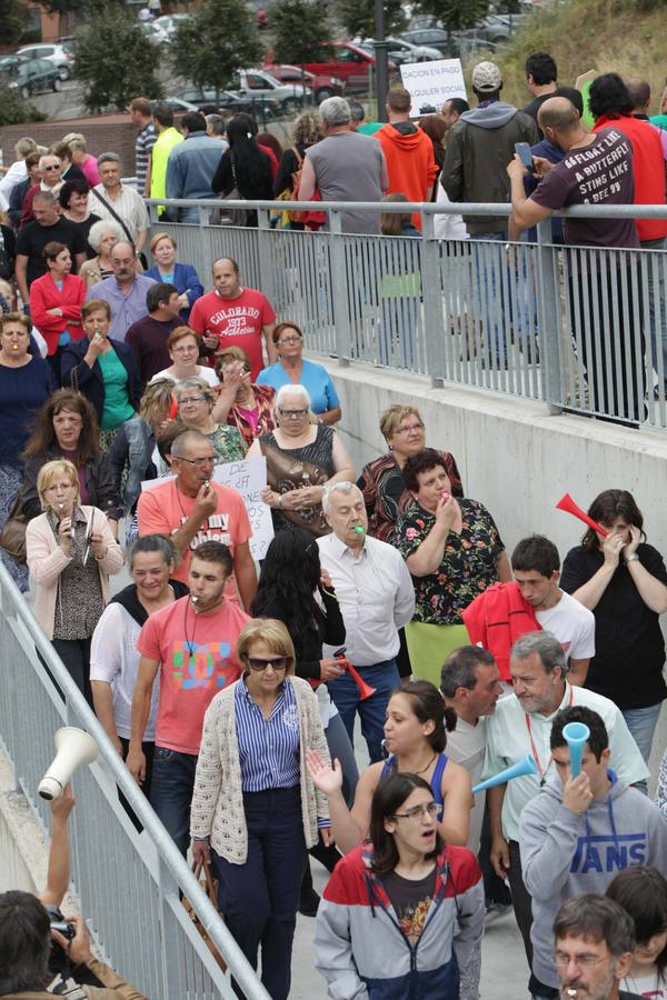 Manifestación de los vecinos de El Nodo