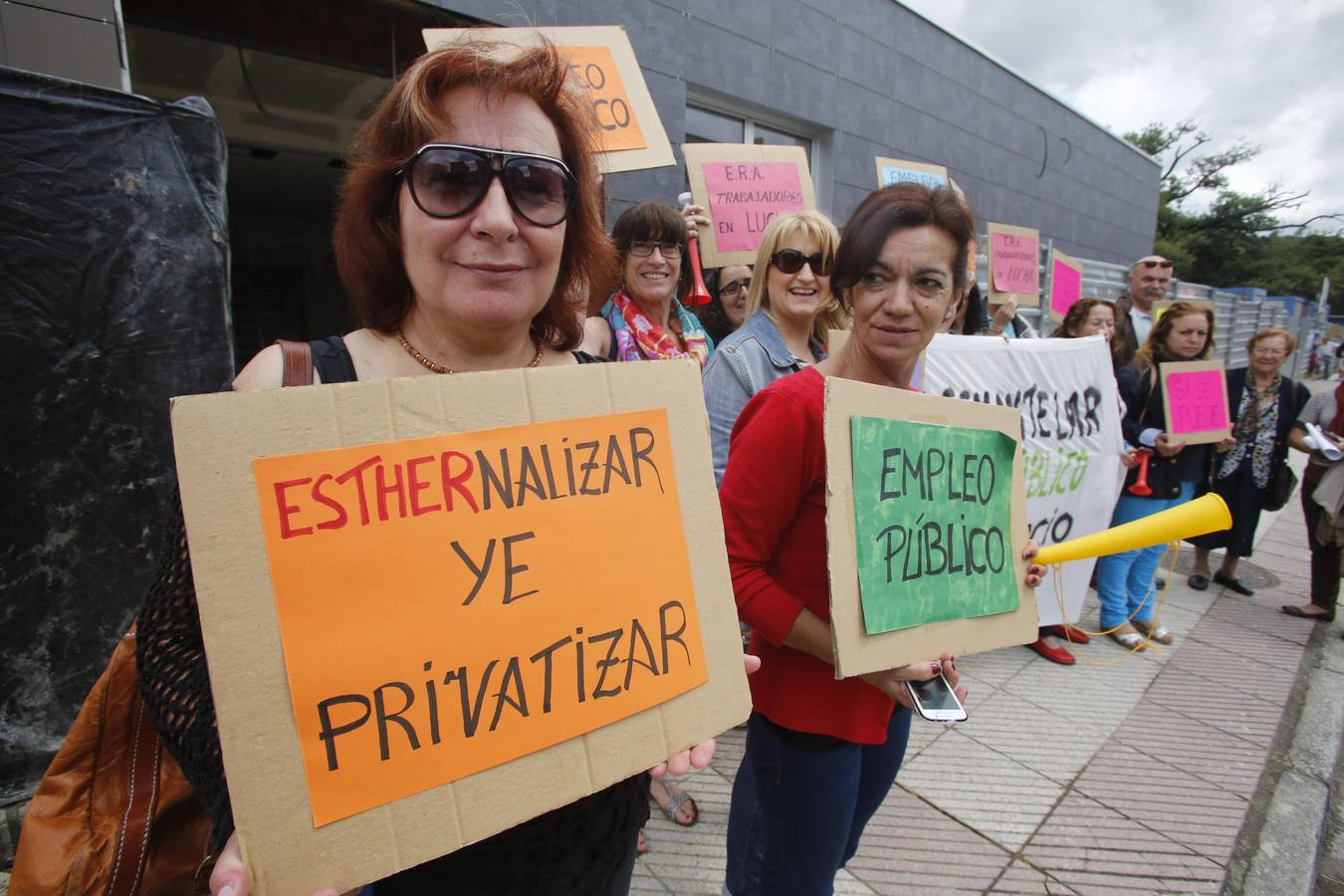 Visita de la consejera de Bienestar Social al Centro Polivalente de Recursos de Riaño