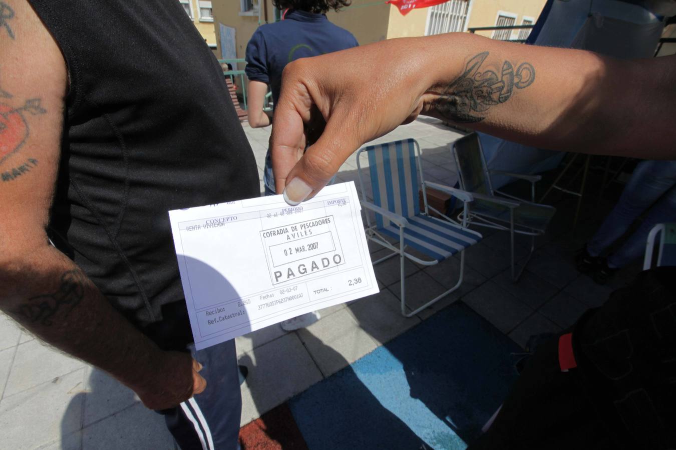 Los vecinos de El Nodo, contra los desahucios