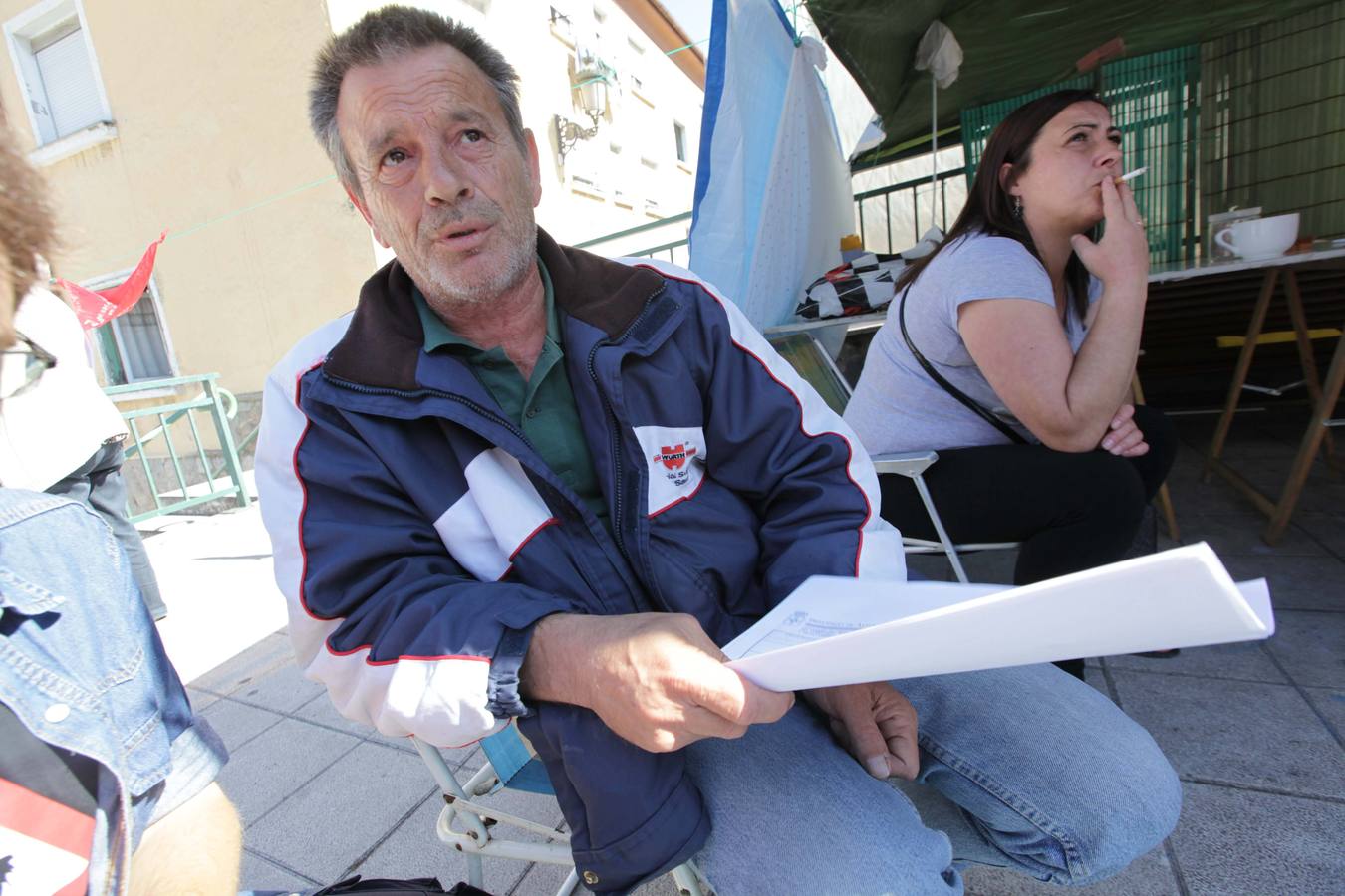 Los vecinos de El Nodo, contra los desahucios