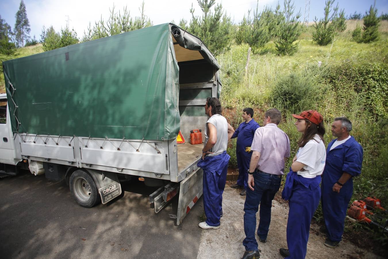 Presos con un trabajo