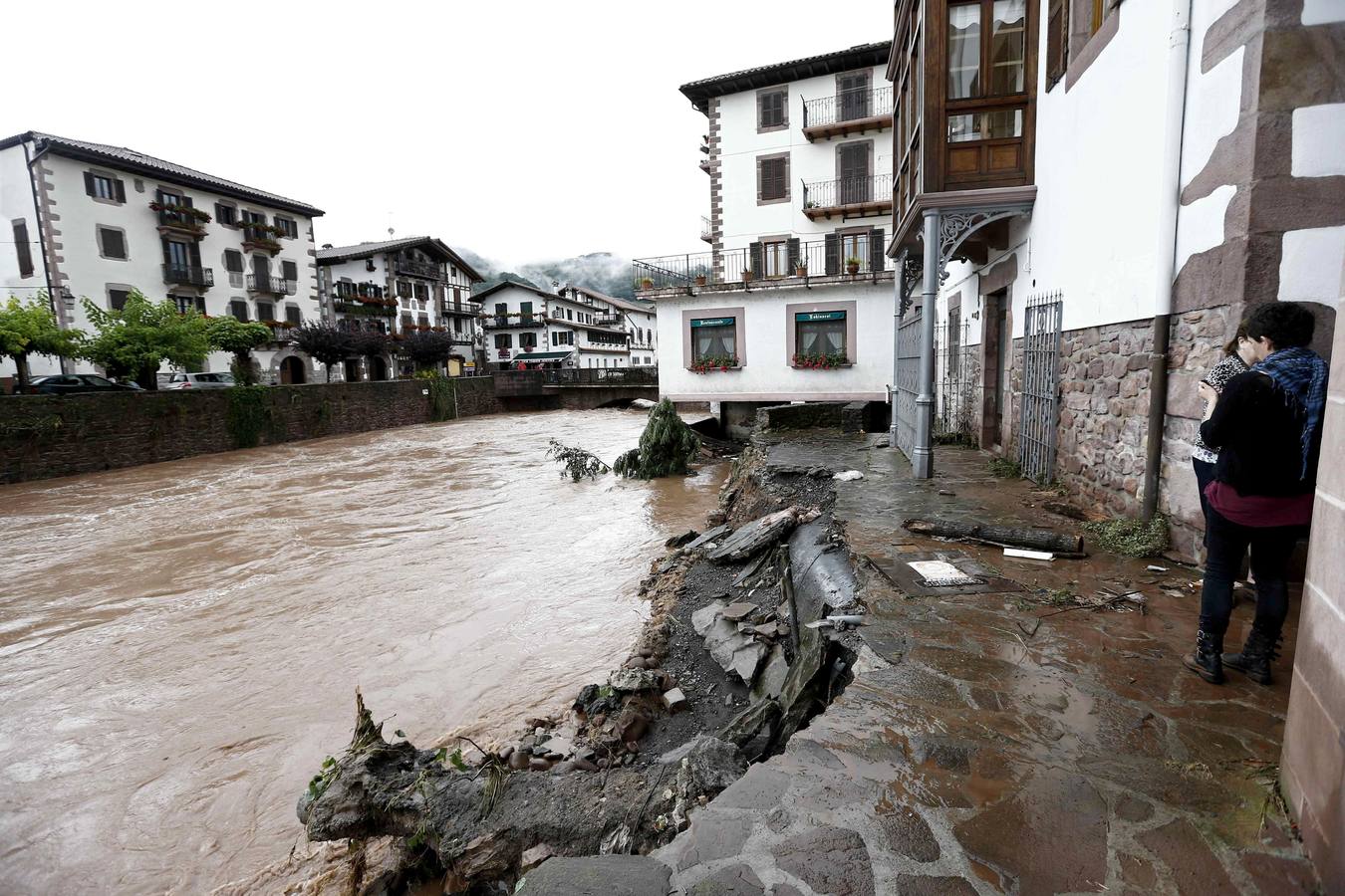 Las impactantes imágenes de las inundaciones en Elizondo