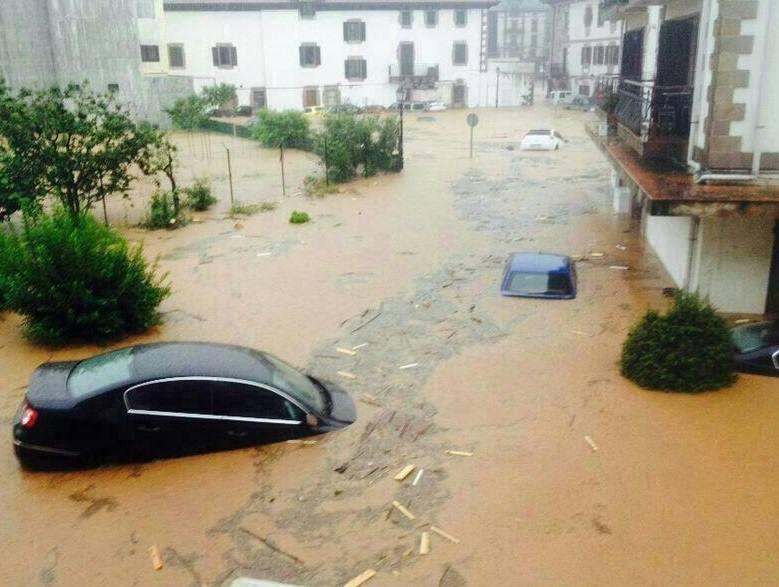 Las impactantes imágenes de las inundaciones en Elizondo