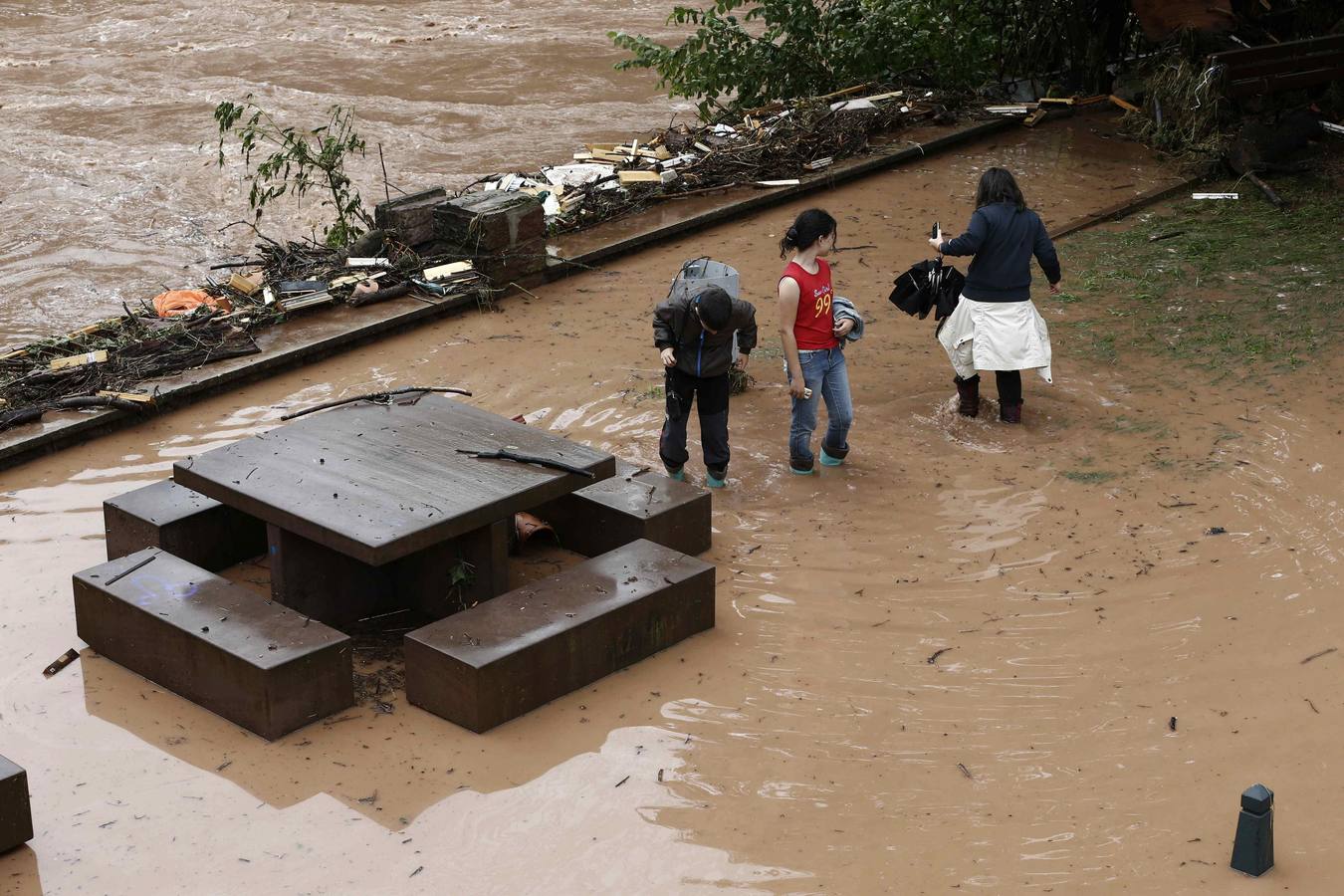 Las impactantes imágenes de las inundaciones en Elizondo