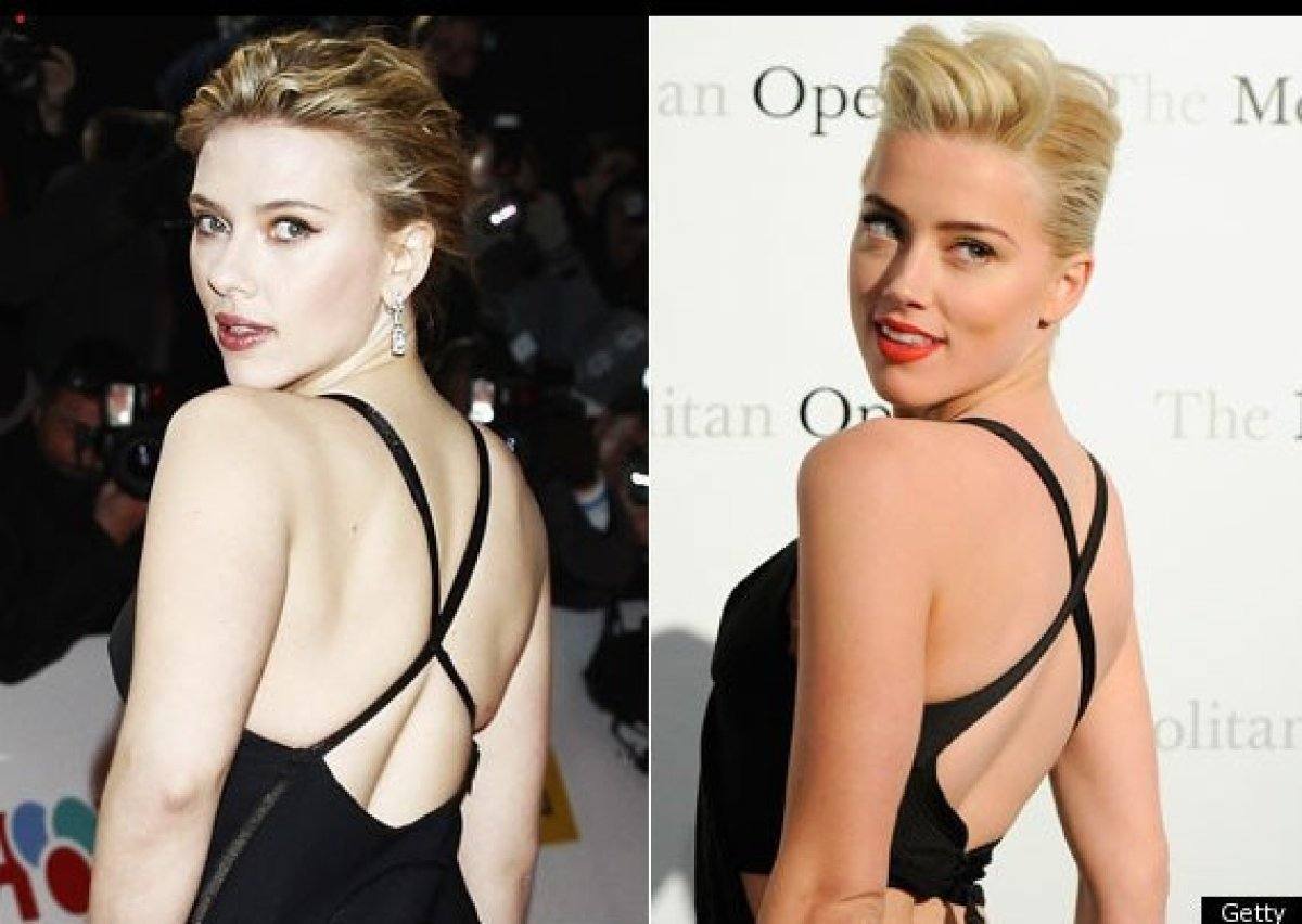 Scarlett Johansson y Amber Heard