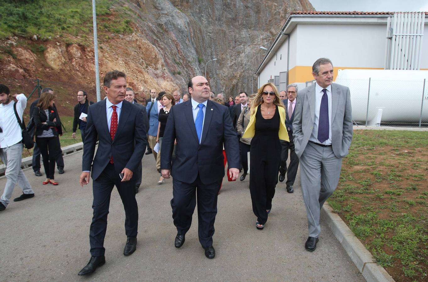 Inauguración de la planta de agua de Cabornio en Oviedo