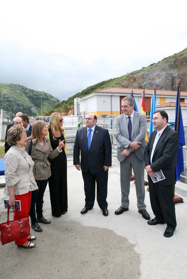 Inauguración de la planta de agua de Cabornio en Oviedo