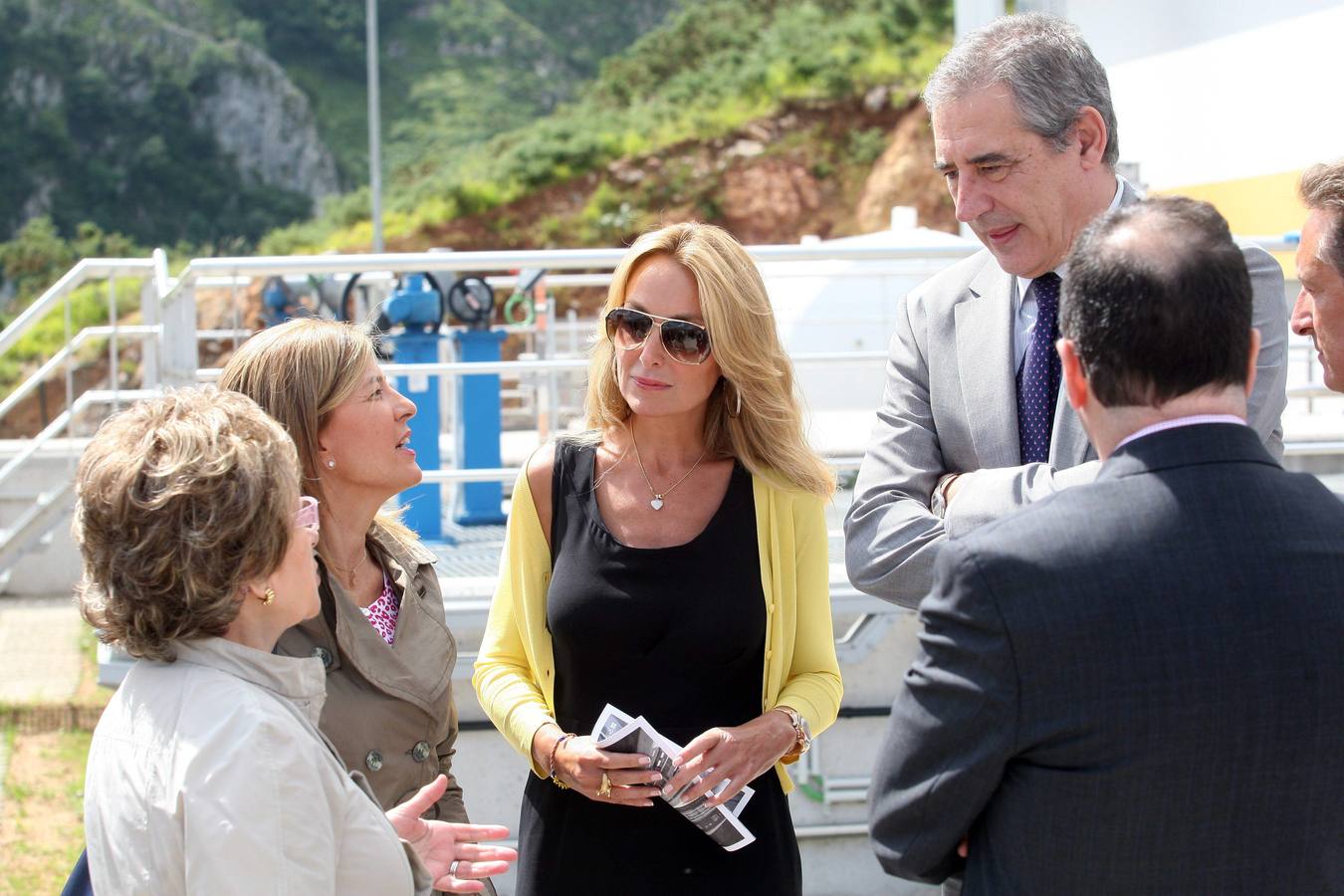 Inauguración de la planta de agua de Cabornio en Oviedo