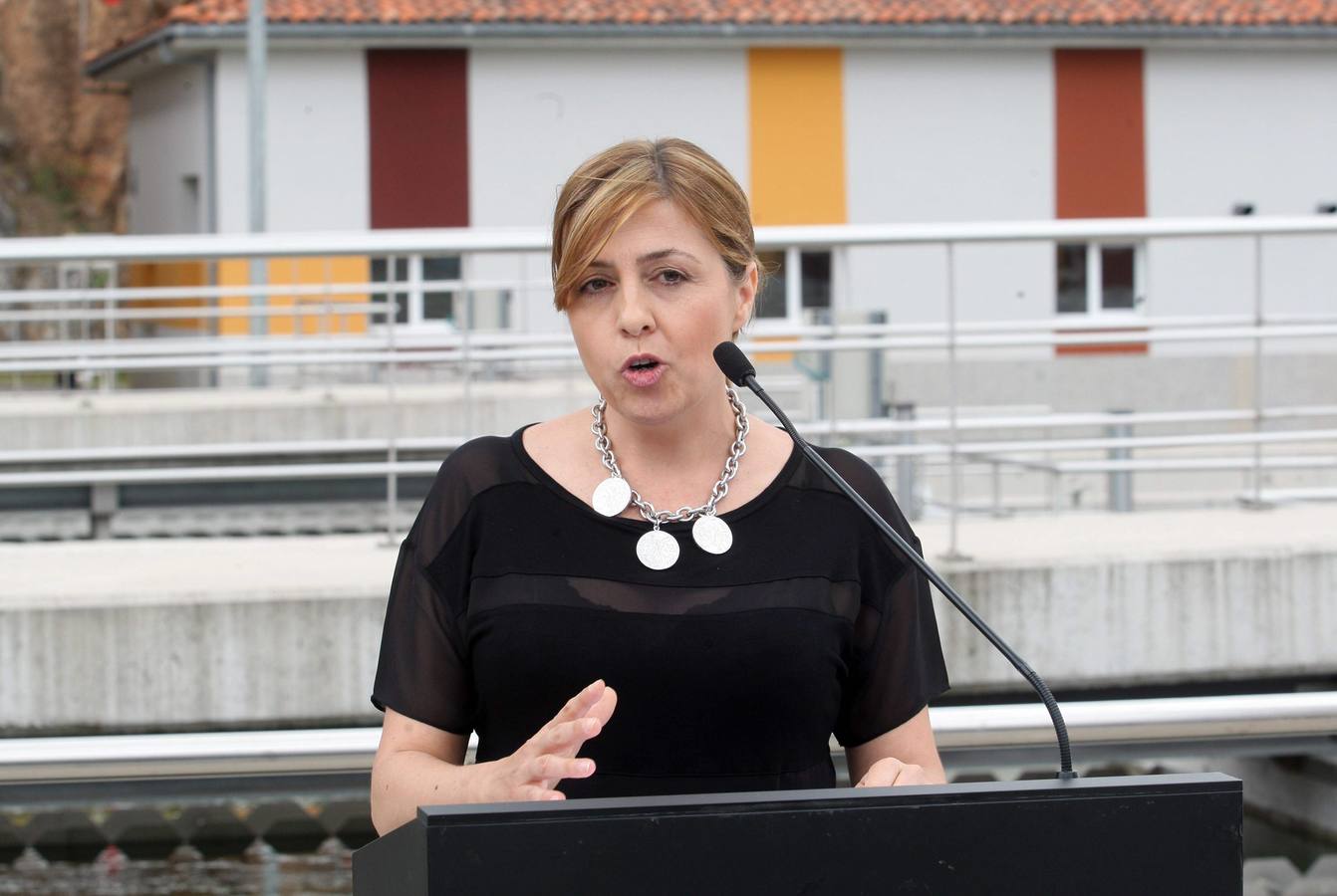 Inauguración de la planta de agua de Cabornio en Oviedo