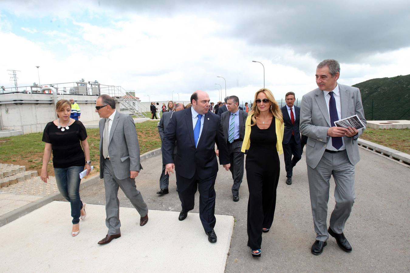 Inauguración de la planta de agua de Cabornio en Oviedo