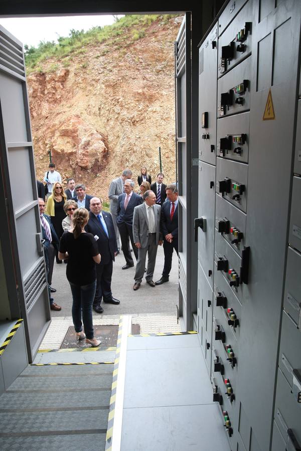 Inauguración de la planta de agua de Cabornio en Oviedo