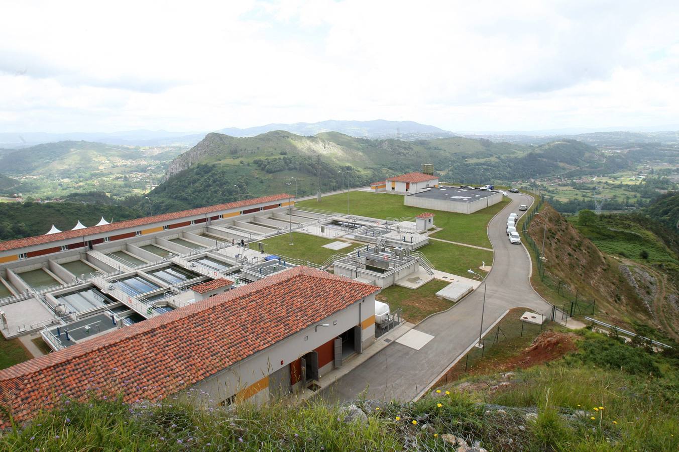 Inauguración de la planta de agua de Cabornio en Oviedo