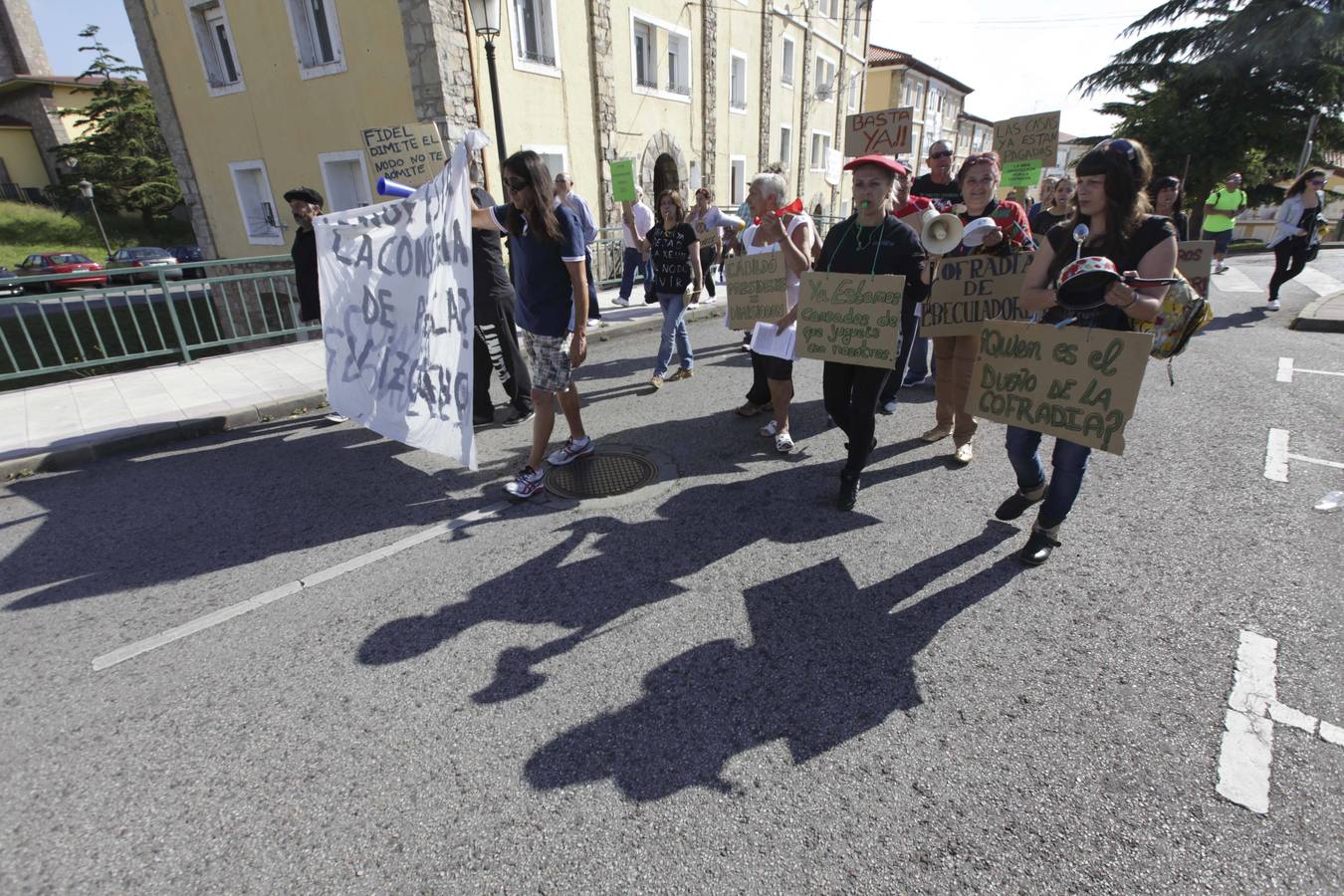 La manifestación de los vecinos de El Nodo, en imágenes