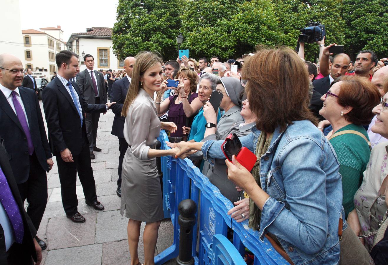 Doña Letizia visita Asturias por primera vez como Reina