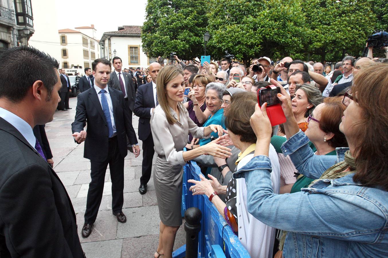 Doña Letizia visita Asturias por primera vez como Reina