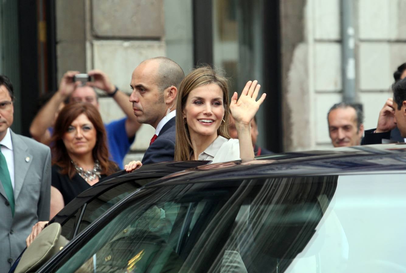 Doña Letizia visita Asturias por primera vez como Reina
