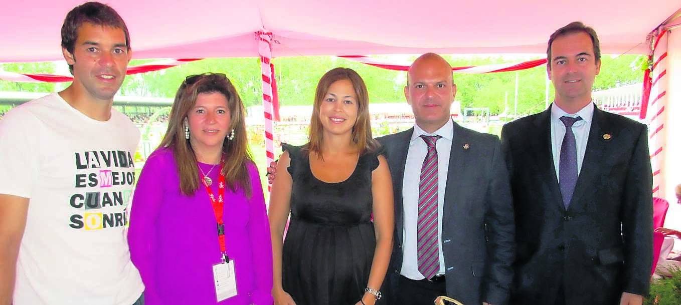 Iván Hernández, Mónica López, Paula Baizán, Barbillo y Roces