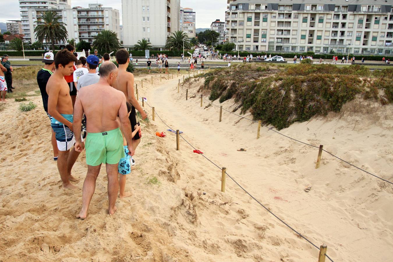 Mueren un padre y su hija tras ser apuñalados en la playa de Laredo