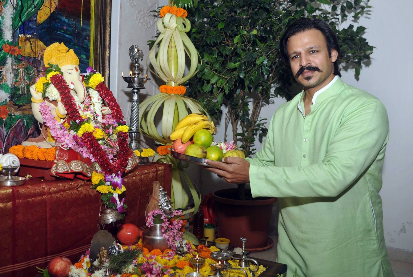 Honores para el dios Ganesha