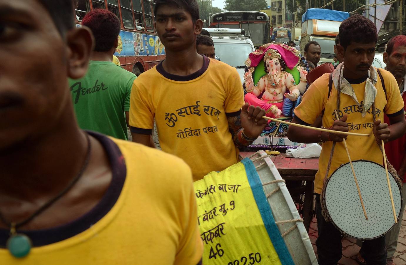 Honores para el dios Ganesha