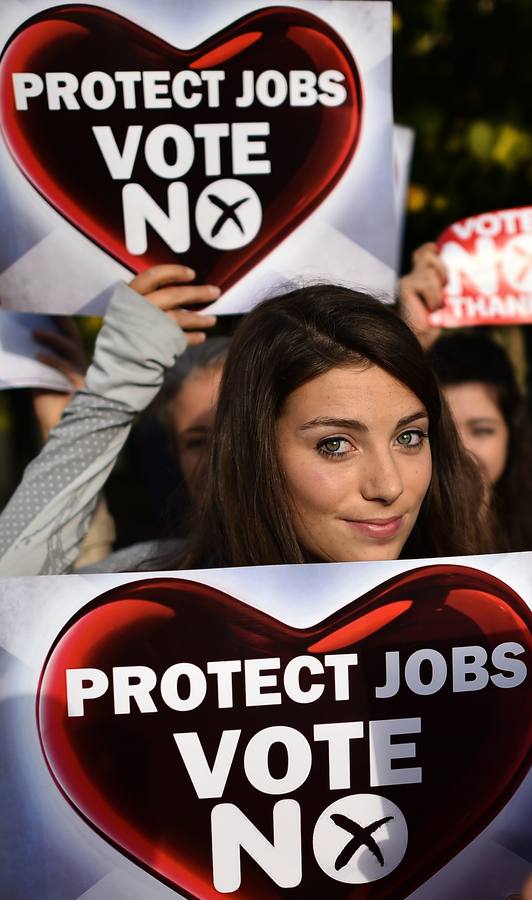 Escocia, dividida ante el referéndum