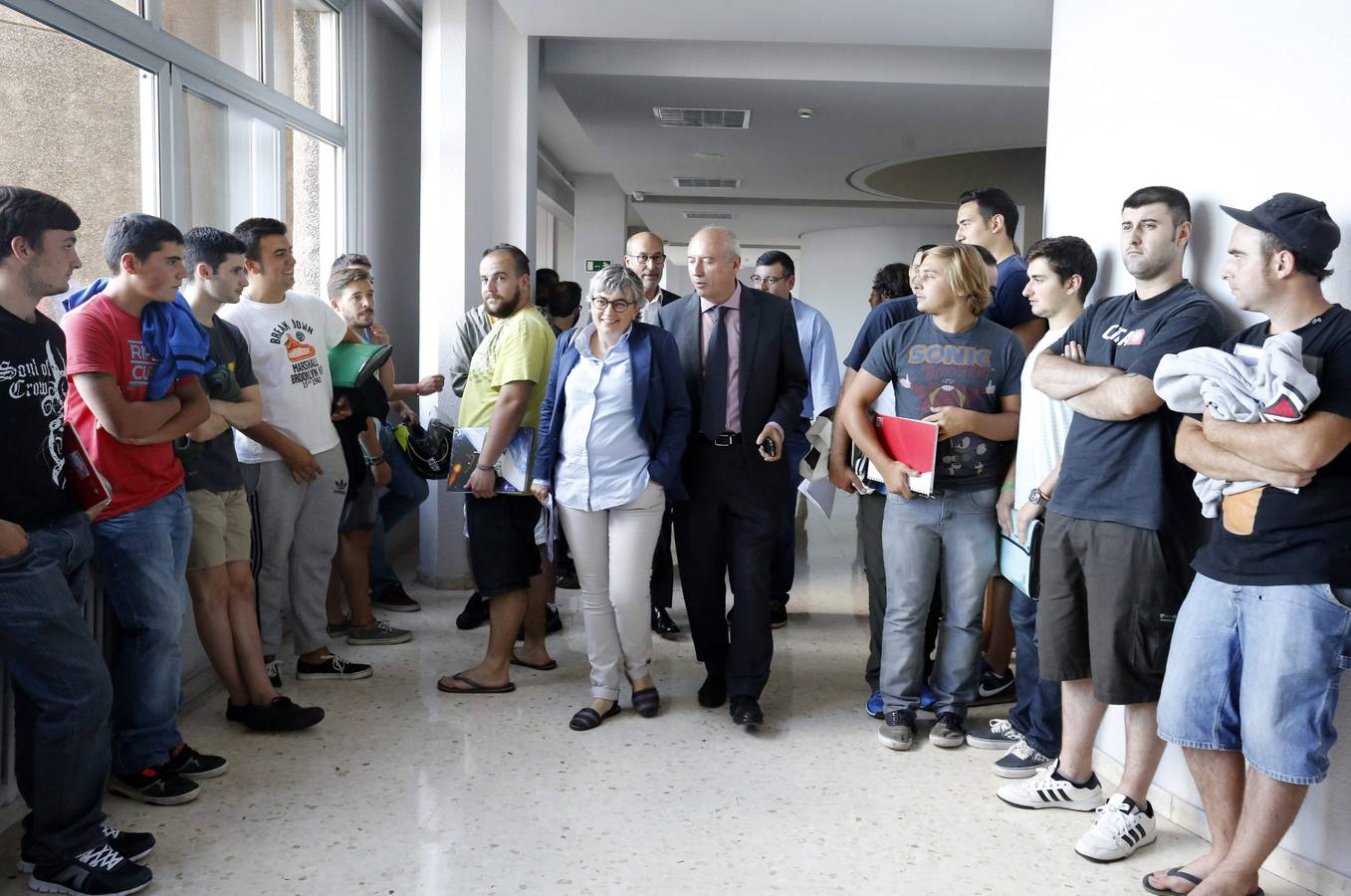 Primer día de clase para los estudiantes asturianos de Educación Secundaria