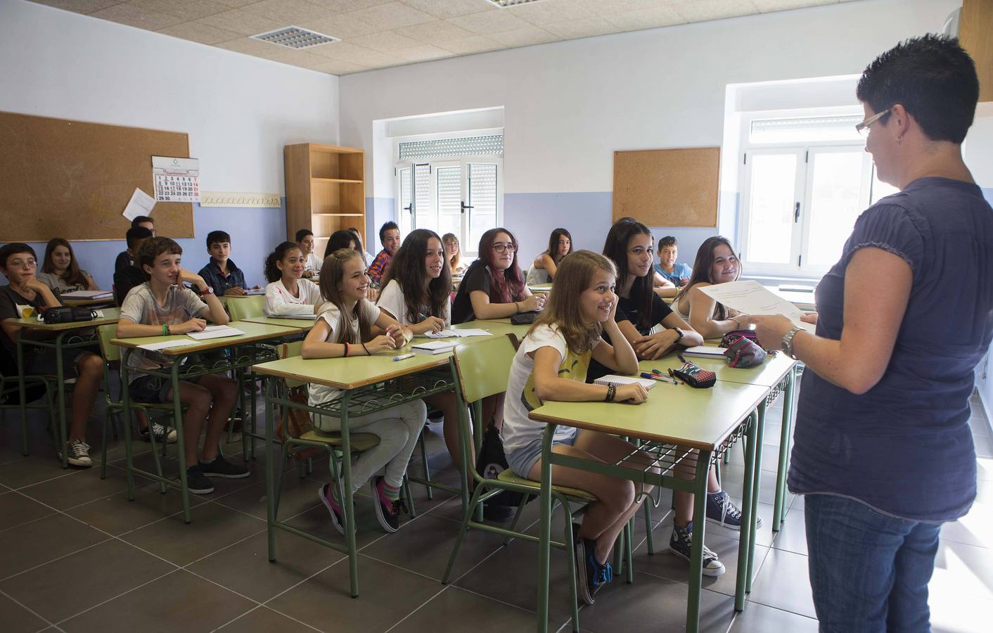 Primer día de clase para los estudiantes asturianos de Educación Secundaria