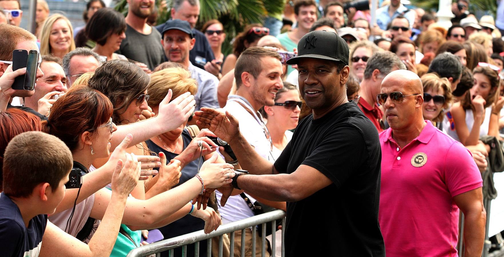 Denzel Washington derrocha simpatía en Donostia