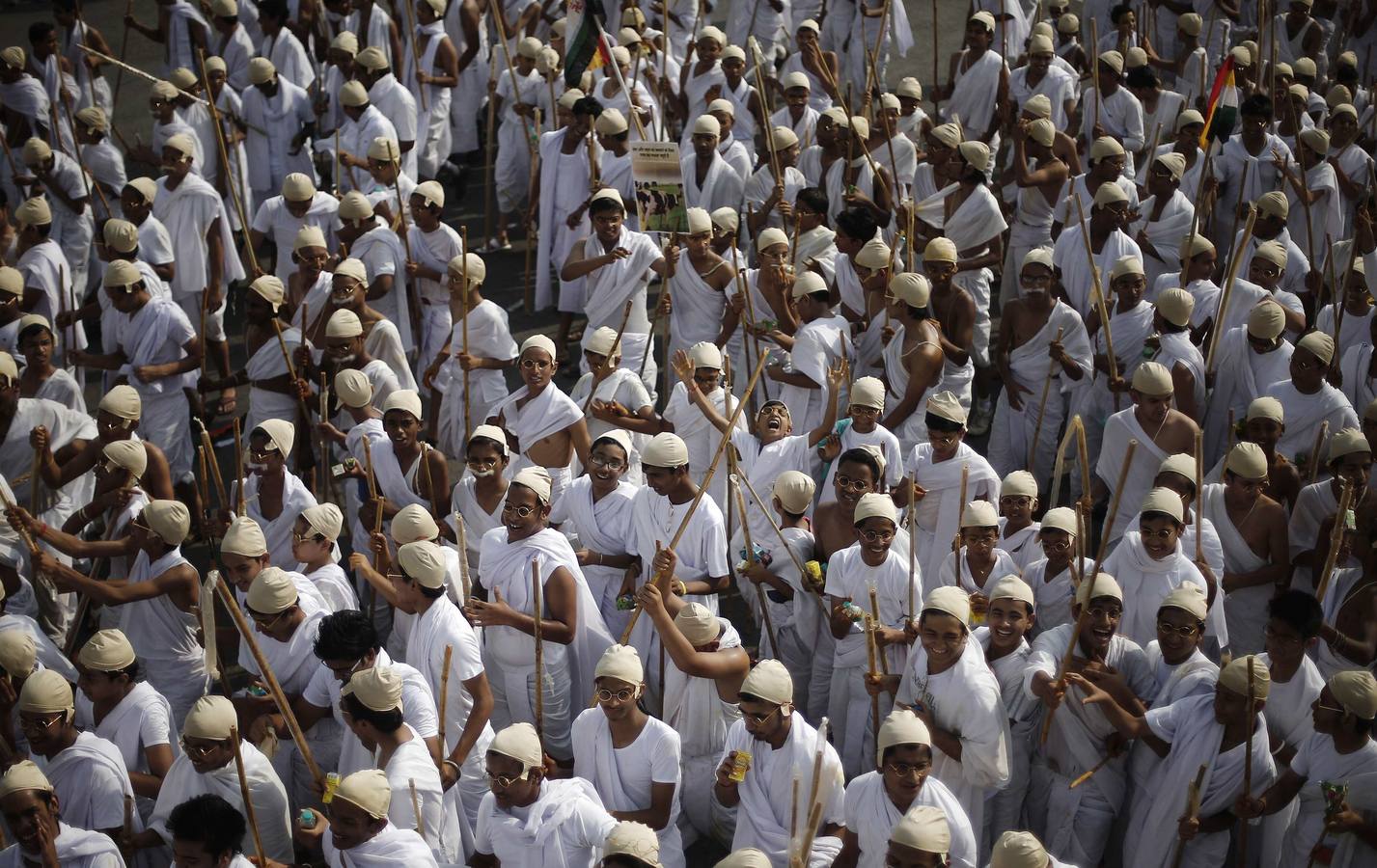 Un país más limpio en homenaje a Gandhi