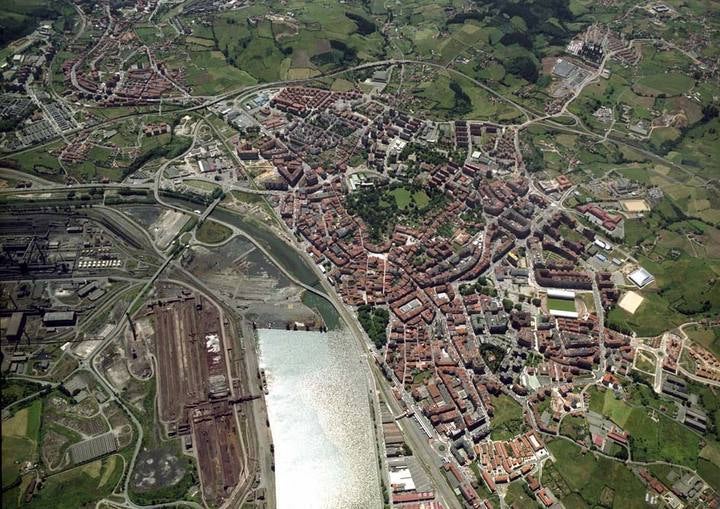 Cabecera de Ensidesa en Avilés.