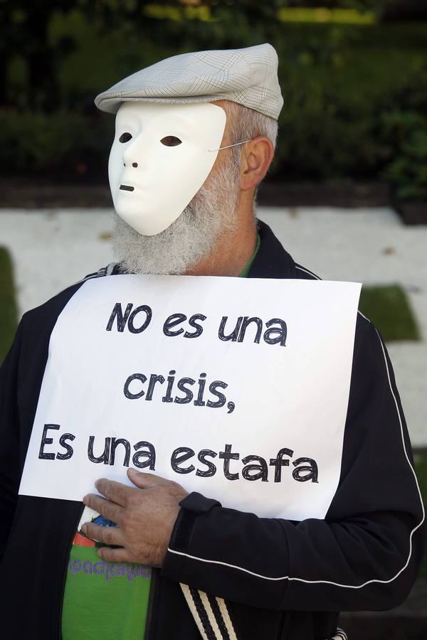 Manifestación contra la pobreza