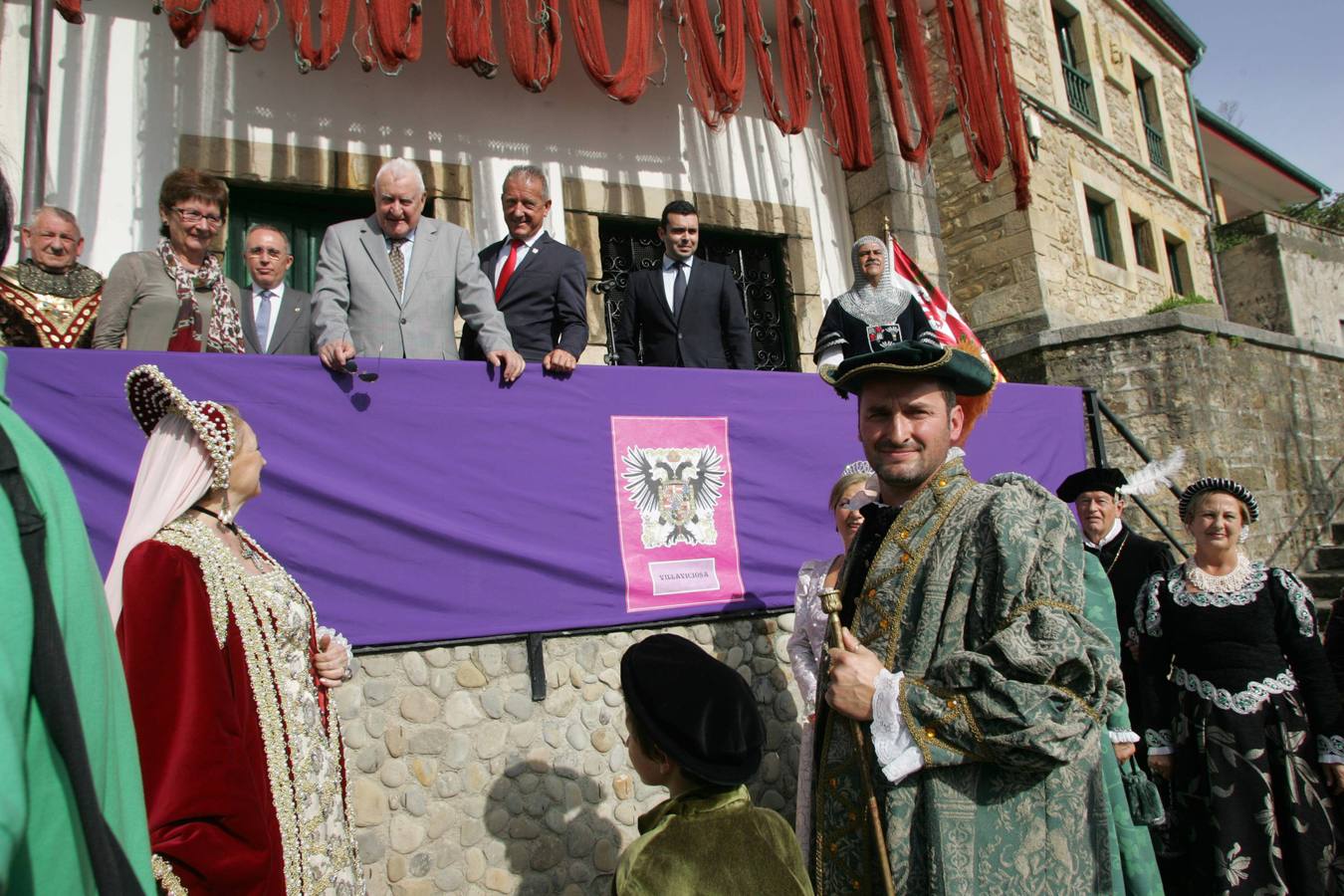 Carlos V recibe a Joseph Pérez en Tazones