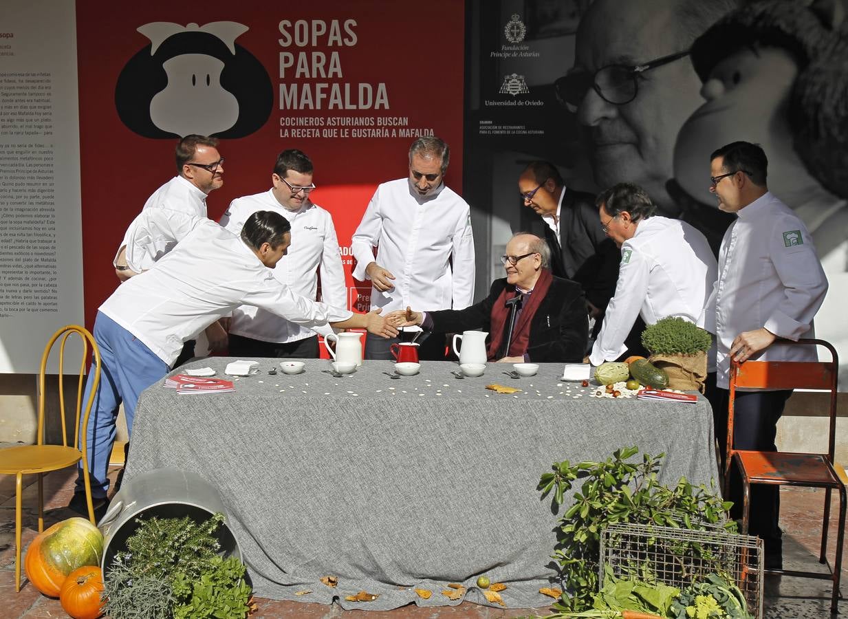 Una sopa para Mafalda y Quino