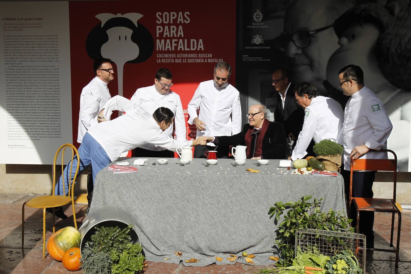 Una sopa para Mafalda y Quino