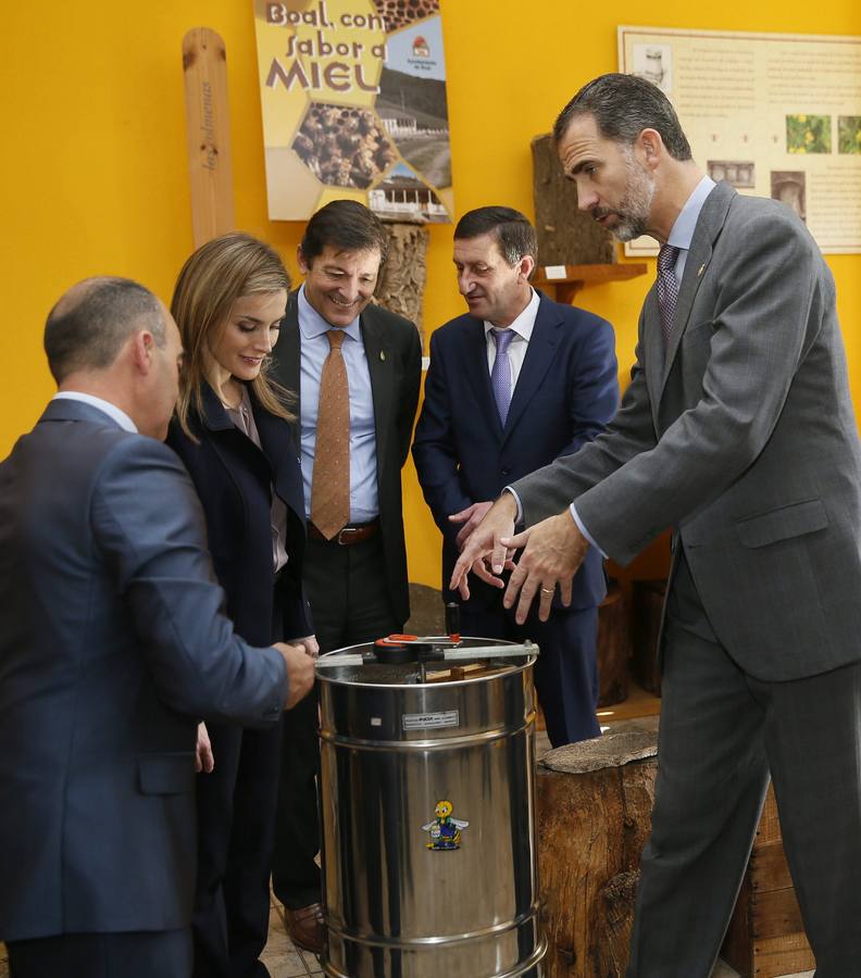 Los Reyes visitan Boal para entregar el Premio al Pueblo Ejemplar 2014