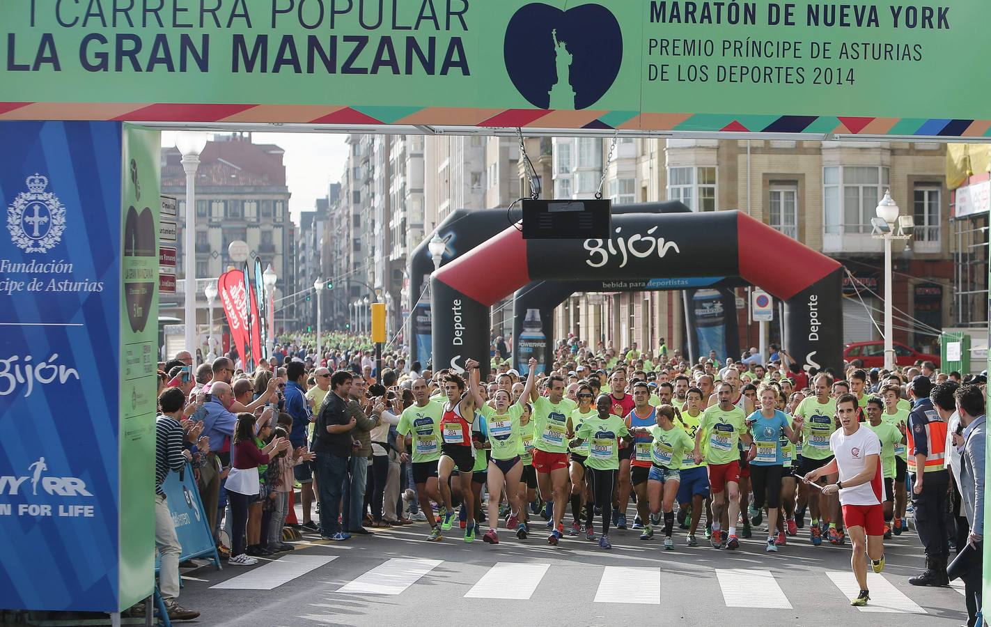 La carrera de &#039;La Gran Manzana&#039; se traslada a Gijón