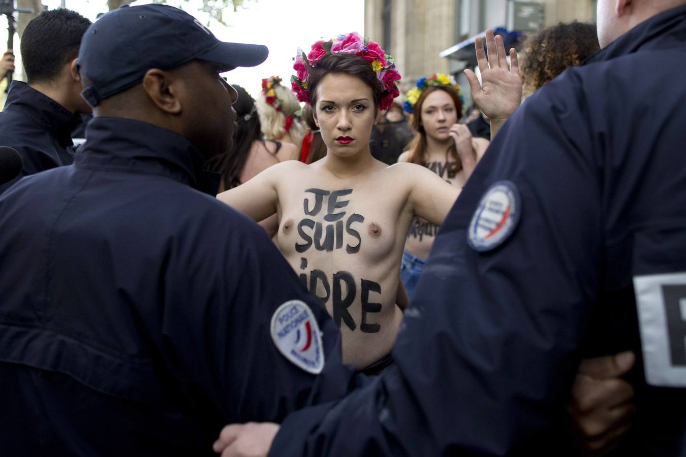 Protesta de Femen en París