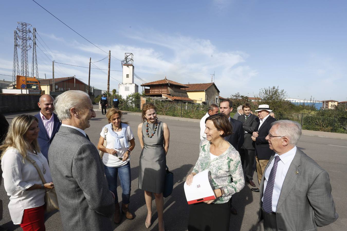 Inauguración de la calle Alfredo Liñero, en Gijón